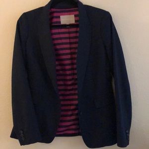 Two-button Banana Republic lines jacket navy